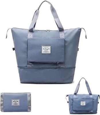 Kidsvelly Large Capacity Folding Travel Bag, Lightweight Waterproof Luggage Bag Small Travel Bag - Large Capacity