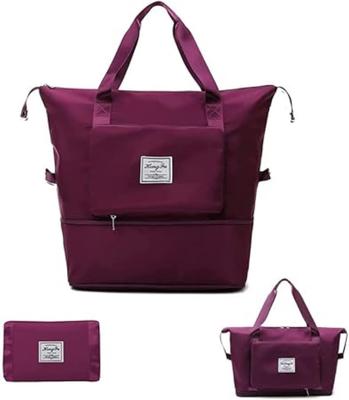 Kidsvelly Large Capacity Folding Travel Bag, Lightweight Waterproof Luggage Bag Small Travel Bag