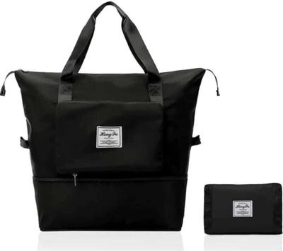 WhiteBoxx BLACK Large Capacity Folding Travel Bag Lightweight Waterproof Small Travel Bag Small Travel Bag