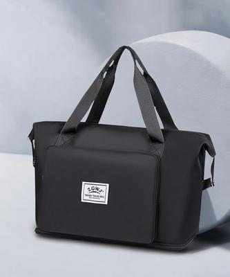 WhiteBoxx Premium Black Foldable and Expandable Travel bag Small Travel Bag