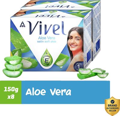 Vivel Aloe Vera Grade 1 Bathing Soap Highest Soap Grade 76% TFM Vitamin E