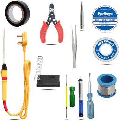 Walkers WKCB11M1 12In1 Electric Mobile Repairing 25W Soldering Iron Kit 25 W Simple 25 W Simple