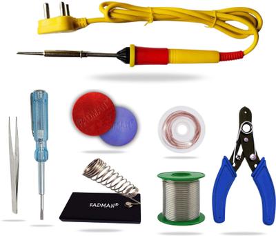 FADMAN Electric Gadget 8in1 New Mobile Soldering Iron Equipment Tool Combo Kit Set 25 W Simple