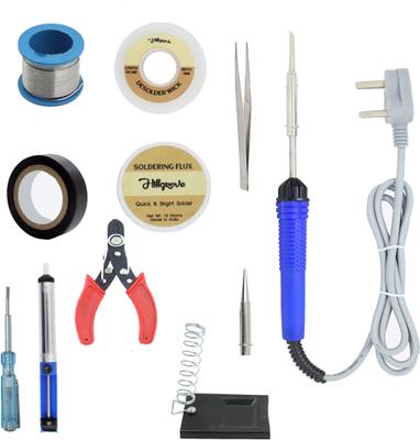 Hillgrove HGCM1344M1 Electronic 11in1 Mobile Soldering Iron Machine Combo Kit Set 25 W 25 W Simple