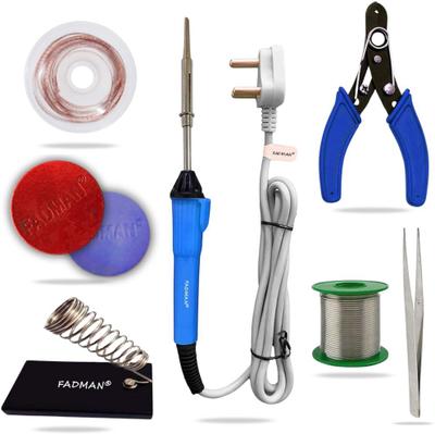 FADMAN Electronic 7in1 Mobile Soldering Iron Equipment Tool Machine Combo Kit Set 25 W Simple