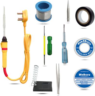Walkers WKCB37M1 Electric 10in1 Mobile Repairing Soldering Iron Kit 25 W Simple 25 W Simple