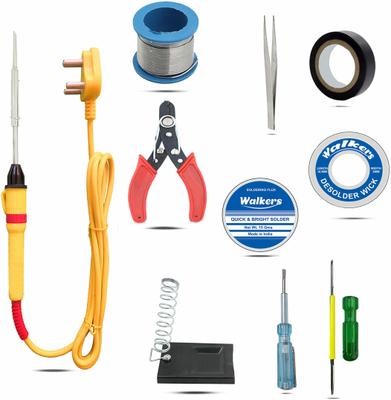 Walkers WKCB62M1 Electric Gadget 10in1 New Mobile Soldering Iron Machine Combo Kit Set 25 W Simple