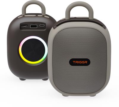 TRIGGR Roar 12 Portable BT, V5.3, FM Mode, Rubber Finish, 8 Hr Playtime 12 W Bluetooth Speaker