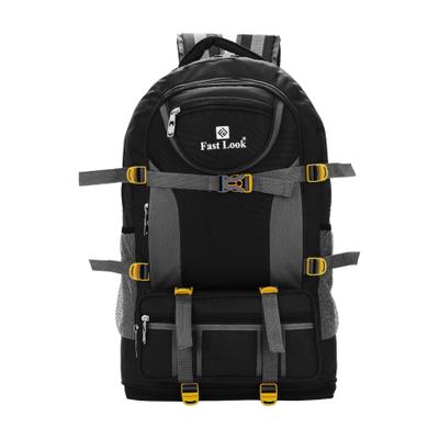 Fast look Expandable Travel Rucksack for Outdoor Sport Camping Hiking Trekking Bag-Black