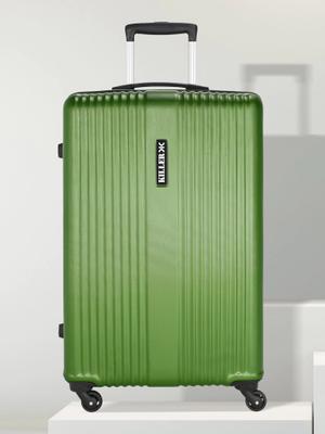 KILLER STRING- Olive Green Check-in Suitcase 4 Wheels - 28 inch