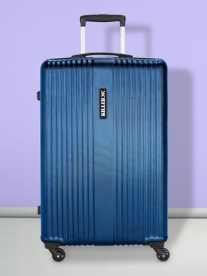 KILLER STRING- Dark Blue Check-in Suitcase 4 Wheels - 28 inch