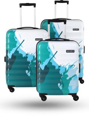 KILLER SPLASHPRTED Combo (30 + 26 + 22 ) Cabin & Check-in Set 4 Wheels - 30 Inch