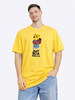 METRONAUT Graphic Print Men Round Neck Yellow T-Shirt
