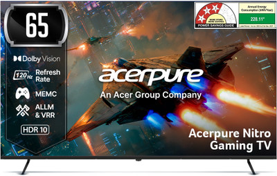 acerpure Nitro 164 cm (65 inch) QLED Ultra HD (4K) Smart Google T... more