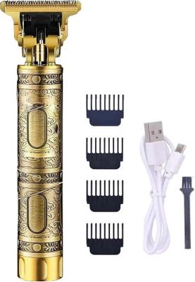 WeRock Professional Vintage T9 Hair Cutting Machine Rechargeable Hair Clippers USB W38 Trimmer 120 min Runtime 4 Length Settings