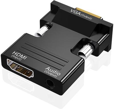 Sancy HDMI Female to VGA Male Output With Audio Converter Gaming Adapter