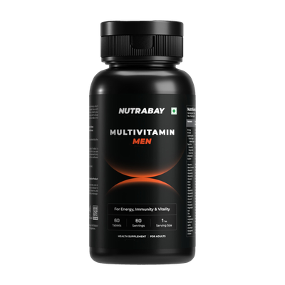 Nutrabay Pro Active Multivitamin for Men, Enhances Energy, Stamina & Immunity