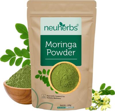 Neuherbs Moringa Leaf Powder for Weight Loss, 100% Natural | Skin,Hair,Immunity Booster