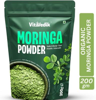 VitaVedik Moringa Powder 200gm | 100% Pure & Natural | Superfood for Immunity & Energy