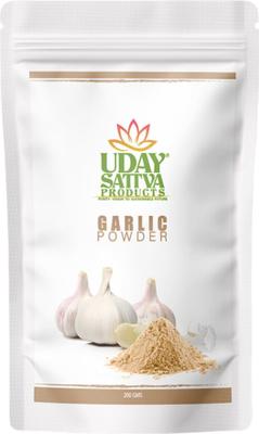 Uday Sattva Products Dehydrated Garlic Powder| No added Sugar |vegan| No preservative |Pure