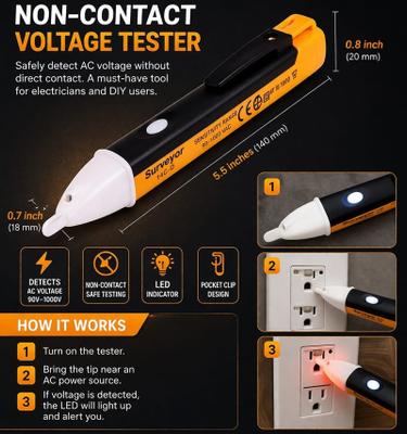 SG Flash Voltage Tester 90~1000V AC Electric Voltage Power Electronic Components Electronic Hobby Kit