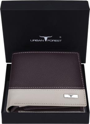 URBAN FOREST Men Brown Genuine Leather Wallet