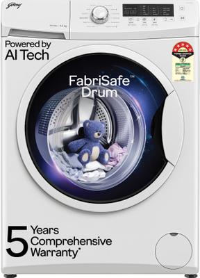 Godrej 6.5 kg AI Powered, FabriSafe Drum, Eco Wash Fully Automatic Front Load Washing Machine White