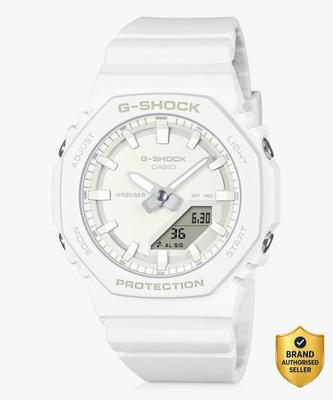 CASIO GMA-P2100-7ADR G-SHOCK Women White Dial White Bio-Based Resin Band Analog-Digital Watch - For Women
