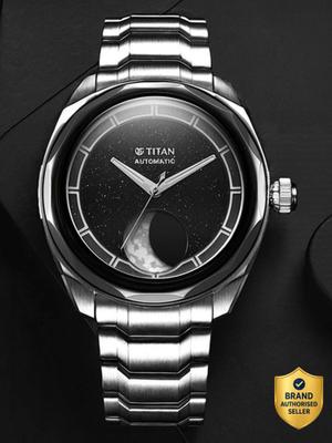 Titan Regallia Regalia Stellar 2 Grey Dial Stainless Steel Strap Analog Watch  - For Men