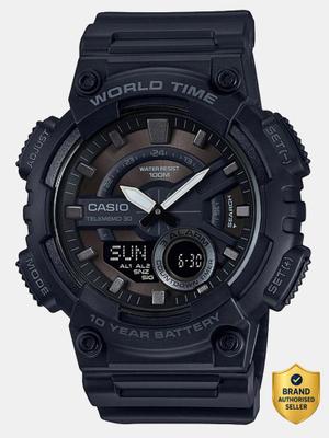CASIO AEQ-110W-1BVDF Youth Combination ( AEQ-110W-1BVDF ) Analog-Digital Watch - For Men