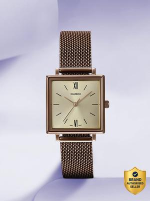 CASIO LTP-E155MR-9BDF LTP-E155 Analog Watch - For Women
