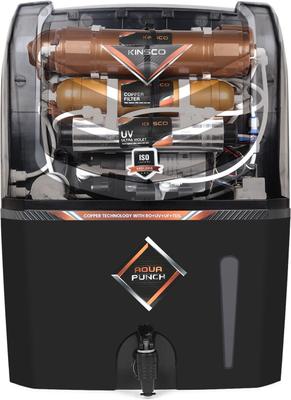 Kinsco Aqua Punch 15 L RO + UV + UF + Copper + TDS Control Water Purifier with Prefilter