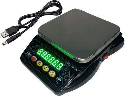 NIBBIN 10Kg Weight Machine with Fast Response Sensor for Home With Steel-Top Chargeable Weighing Scale