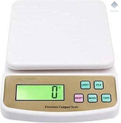 NUCLETRIC Electronic Digital 10Kg Weight Scale Kitchen Measuring for Fruits, Vegetable Weighing Scale