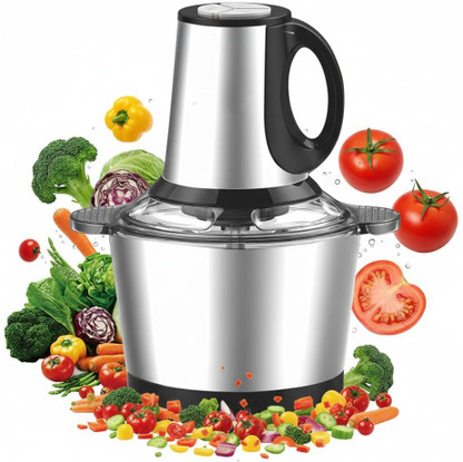 GVJ TRADERS Meat, Vegetables, Onion, Fruits and Nuts Mixer/Juicer (2L) Vegetable & Fruit Chopper