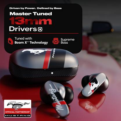 Brand card: master-tuned 13 mm drivers with BoomX technology