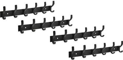 picamax Black Duck Shape Door hook hanger /Clothe hanger set of 4 pcs Door Hanger