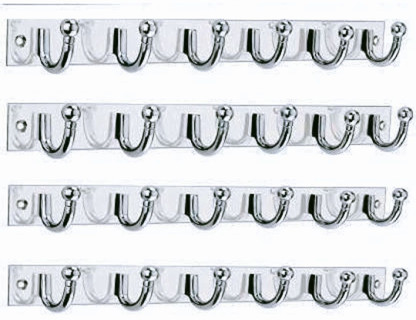 Execlave Steel 6 Goli Pin Cloth Hanger Wall Cloth Wall Hook Door Hooks (Pack of 4) Door Hanger
