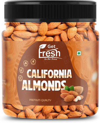 Get Fresh Premium Naturals California Almonds–Nutritious Snack for Baking, Cooking & More- Almonds