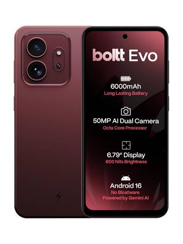 BOLTT EVO (Berry Red, 64 GB) (4 GB RAM)