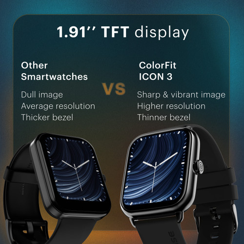 Noise Colorfit Icon 3 Smartwatch Price in India (2026) - Review ...