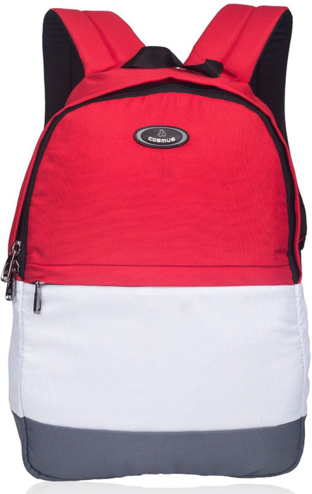 Cosmus Corbin Red, White Grey 24 L Backpack Multicolor Cosmus School Bags