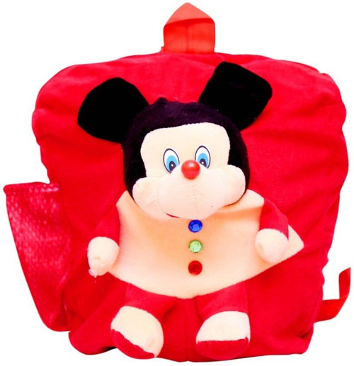 Disha Enterprises Kids Mickey 7 L Backpack Red Disha Enterprises School Bags