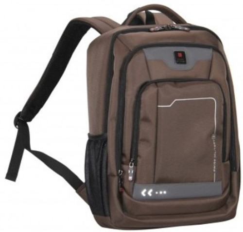 Swiss Military Premium Multi Purpose 15 L Laptop Backpack Brown Swiss Military Backpacks
