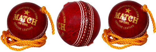 Priya Sports PCROPERED 3 Cricket Training Ball Pack of 3, Red, White Priya Sports Cricket Training Ball