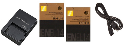 HAWK Nikon EN EL14 Camera Battery Charger Black HAWK Battery chargers