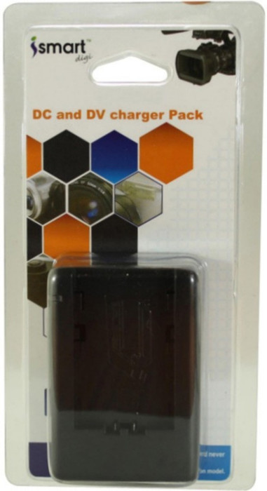 Ismart Digi Charging Pack For CANN NP130 Camera Battery Charger Black Ismart Battery chargers