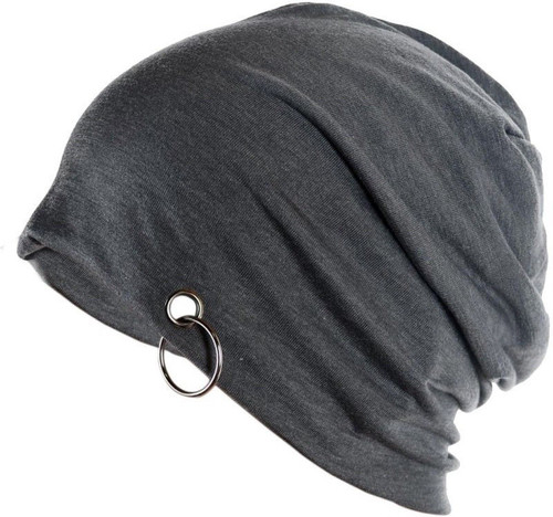SAIFPRO Solid Gray Plain Cotton Cap SAIFPRO Men's Caps