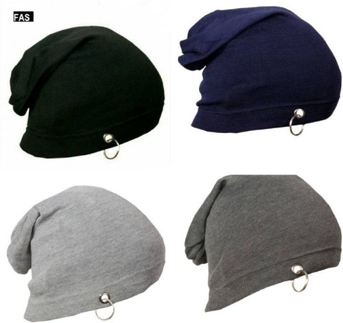 FAS Solid Beanie Cap Skull Ring Pack of 4 Cap Pack of 4 FAS Men's Caps