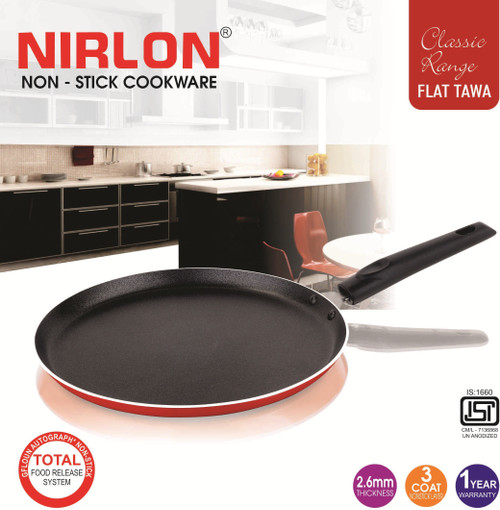 NIRLON Tawa 30 cm diameter Aluminium, Non stick NIRLON Tawas